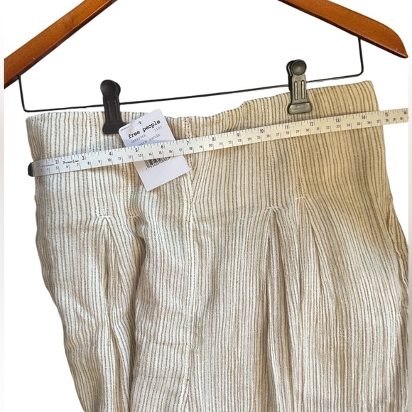 NWT Free People “See You Again” Smocked Pants – Warm Sands, Size M - Picture 5 of 9